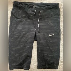 Nike Dri Fit Running/Bike Shorts- Knee Length, Size Medium